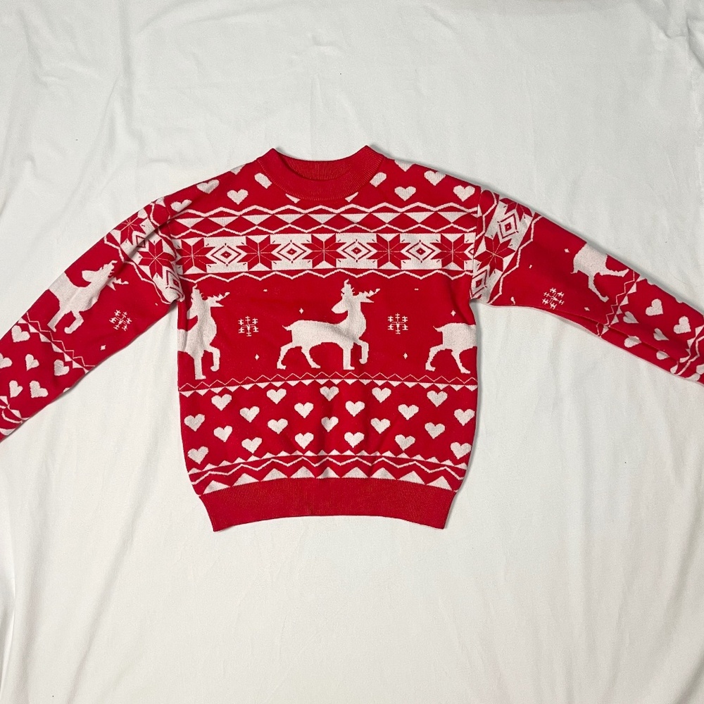 Girls Christmas Sweater - Worn Once